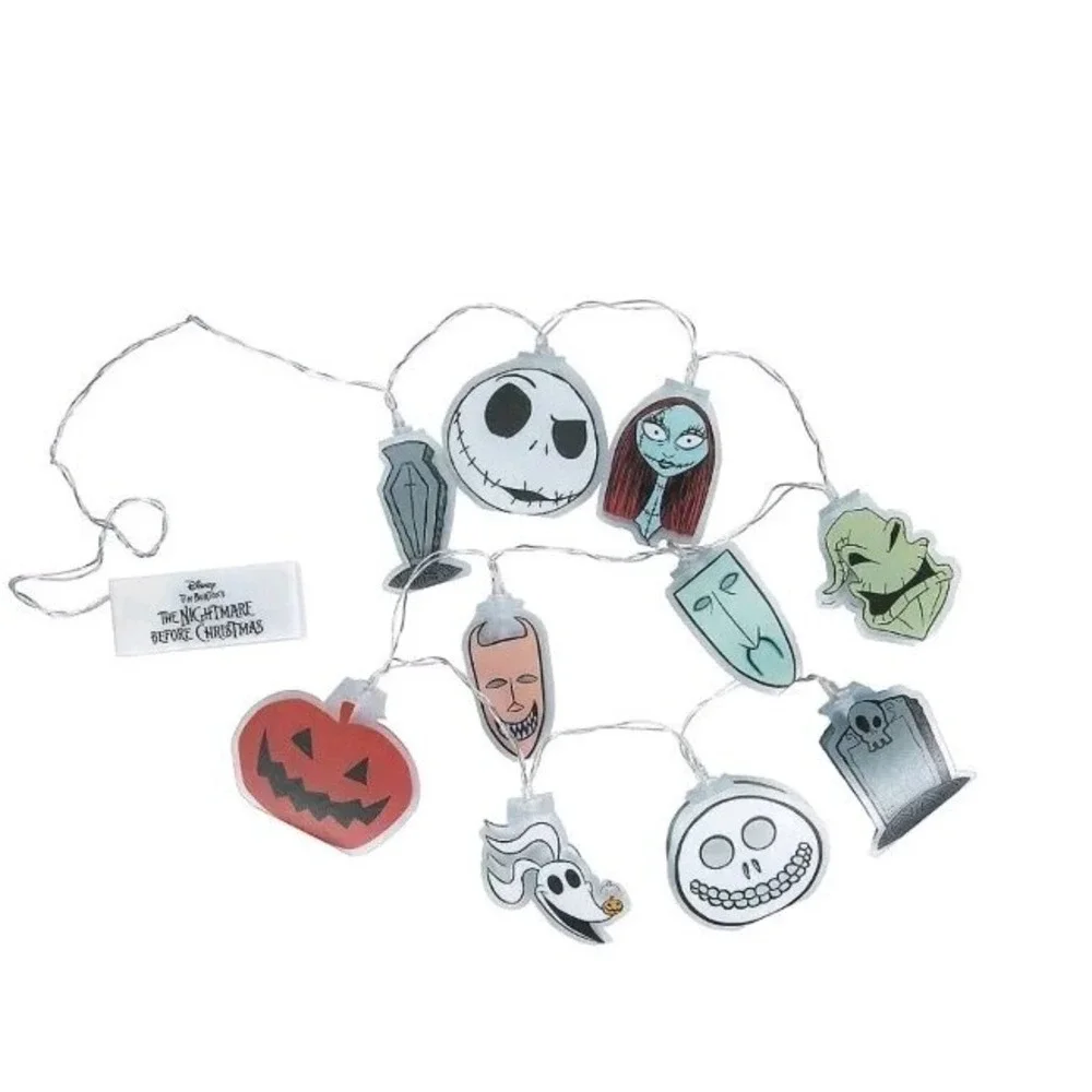The Nightmare Before Christmas String Lights - Jack Sally Zero Oogie Brand‎ New